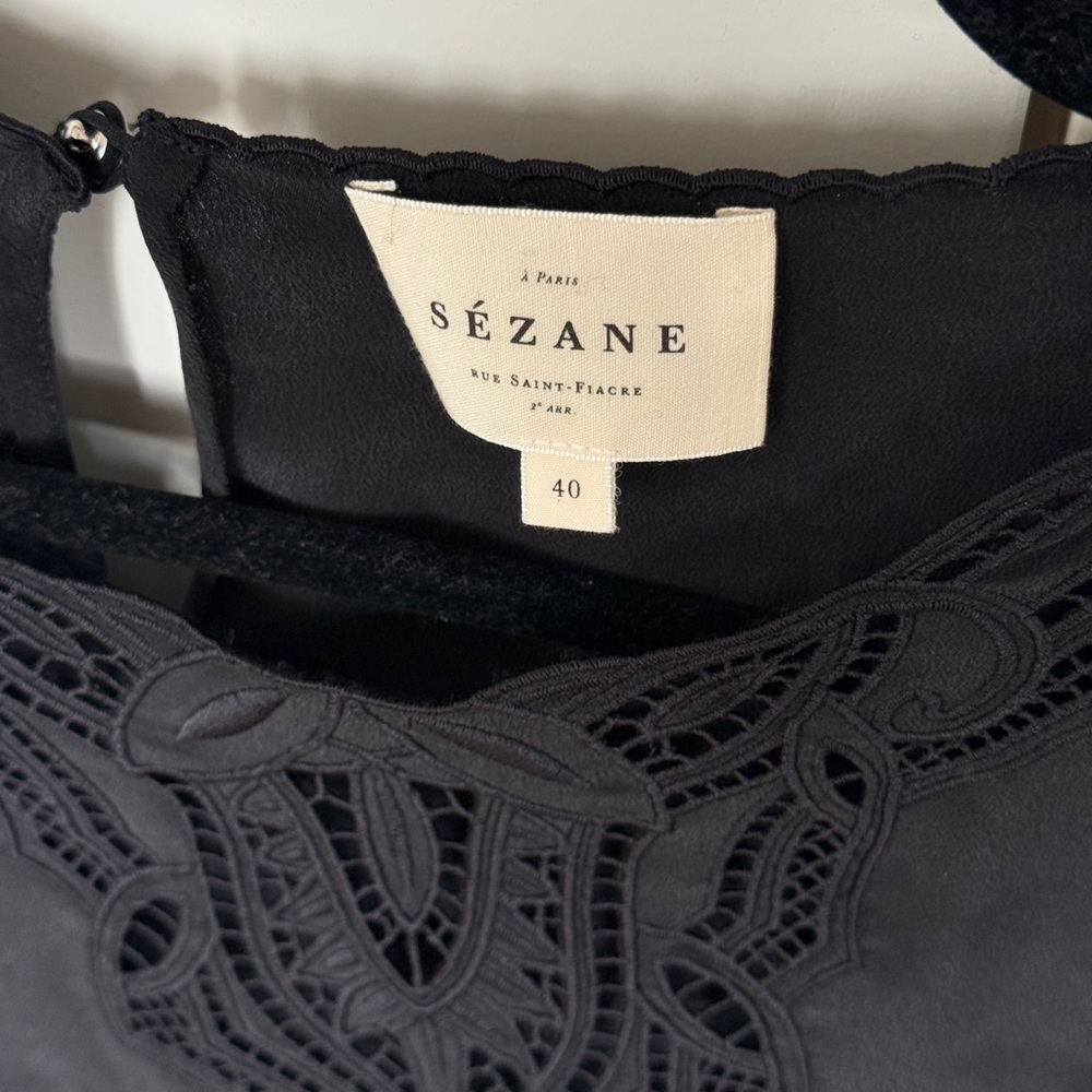 SÉZANE Carlotta Blouse in Black - Picture 3 of 5